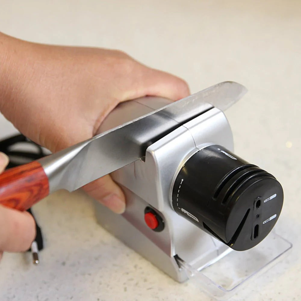 Plug-in power TV electric knife sharpener